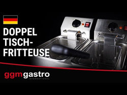 Double electric fryer - 4+4 liters - 5 kW