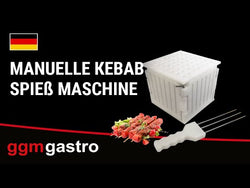 Manual skewer machine