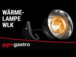 Lampa grzewcza na podczerwień – średnica 228 mm – srebrna
