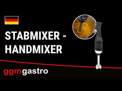 Blender ręczny włącznie ramieniem miksującym 160 mm i trzepaczką - 280 W - płynna regulacja prędkości