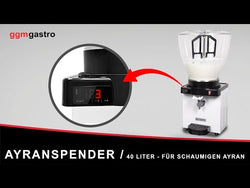 Dyspenser do ayranu - 40L - 750W - Biały