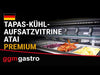 Witryna chłodnicza do tapas Premium PLUS – 6x GN 1/3
