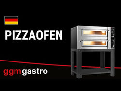 Elektryczny Piec do pizzy - 2 x 4 x Ø34cm - Manualne