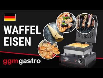 Gofrownica cyfrowa - 1,2 kW - Kształt: Rożek do lodów - Prime Gastro