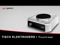 Kuchnia elektryczna - 2kW - 1 płyty okrągłe Ø225mm