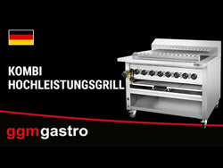 Charcoal Grill - for Adana &amp; Shish Kebab - with 15 automatically rotating skewers