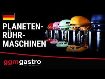 Mikser planetarny - 7 litrów - 350 W - wlącznie z 3 nasadkami miksującymi - mleczna biel - Prime Gastro