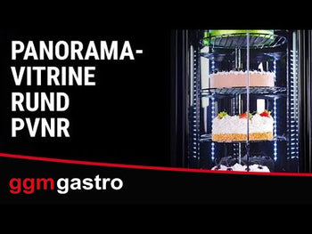 Panoramic Table Display - 68 Liters - 470mm - 4 Shelves - Black