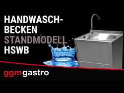 Umywalka do rąk - stal nierdzewna - z pedałem nożnym (przyłącze stałe wody) - z dozownikiem mydła