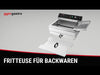 Commercial Countertop Electric Fish Fryer - 30 litres - 5kW - with drain tap