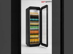 Commercial Beverage Display Fridge - 105 litres - slimline - with 1 glass door