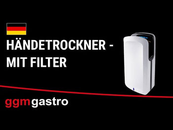 (2 sztuki) Suszarka do rąk z filtrem - biała - Prime Gastro