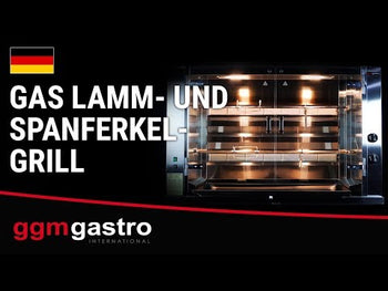Grill gazowy do jagnięciny i prosiąt ssących - 20kW - z 2 szpikulcami - Prime Gastro