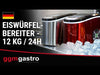 Commercial Ice Machine - Bullet - 12 kg/24 h - Red