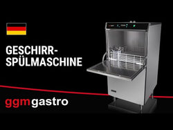 Double-walled dishwasher - digital - 6.75 kW - with detergent &amp; drain pump