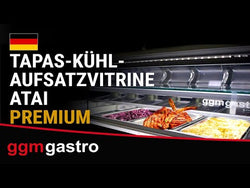 Refrigerated display case - Tapas Premium PLUS - 6x GN 1/3