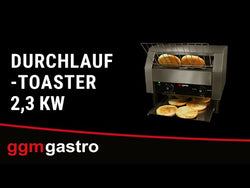 Toster przelotowy - 2,3kW - ok. 200 tostów/h