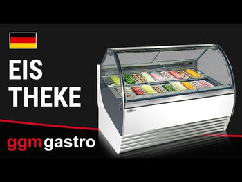 Lada na lody NOLAN - 1730 mm - konwekcyjna - na 18 pojemników 5 L - Czarna - Prime Gastro