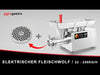 Maszynka do mielenia mięsa – elektryczna – 890 x 380 mm – rozmiar 22 – 250 kg/h – 1,5 kW