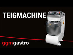 Spiral mixer for bakery dough 70 liters / 40 kg - 2 speeds - with fixed bowl - 2 motors