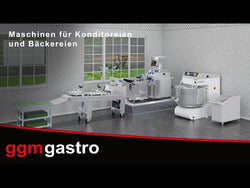 Spiral mixer for bakery dough - 205 liters / 130 kg - 2 speeds - with fixed bowl - 2 motors