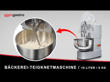 Bäckerei-Teigknetmaschine Doppelarm - 16 Liters
