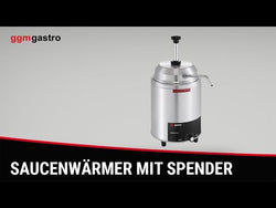 Saucenwärmer mit Spender - 4.4 Liter