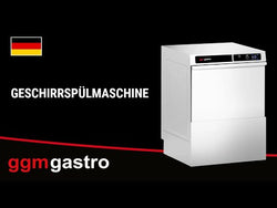 Glasswasher - digital - 3.30 kW - with detergent, rinse aid &amp; drain pump