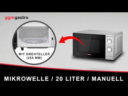 Microwave - 20 liters - 700 W - Manual