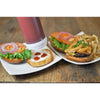 (3 pcs) Squeeze Sauce Bottle - with Medium-Flow Valve Cap (non-drip) - 473ml - with Screw Top Cap - White Cap