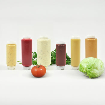 (3 szt.) Butelki do wyciskania ze średnią membraną - 473 ml - Prime Gastro