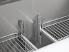 Stół chłodniczy PREMIUM – 1370 x 700 mm – z 1 drzwiami i 4 szufladami