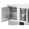 Stół chłodniczy PREMIUM – 1370 x 700 mm – z 2 drzwiami i 2 szufladami
