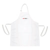 (5 szt.) Fartuch na szelkach – 670 x 840 mm – z logo GGM Gastro – biały