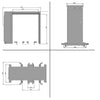 Urządzenie do dezynfekcji wózków sklepowych – stal nierdzewna – 1830 x 850 x 1640 mm – 50 W – z dyszami górnymi i bocznymi