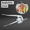 Prasa do lodów spaghetti – aluminium powlekane – Ø 85 mm – z okrągłymi otworami