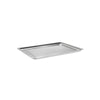 Blacha ekspozycyjna – stal nierdzewna – 393 x 268 x 20 mm – z obrzeżem