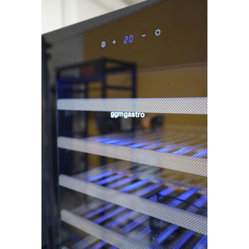 Chłodziarka do wina - 1 strefa klimatyczna - 450 litrów - maks. 168 butelek - Prime Gastro