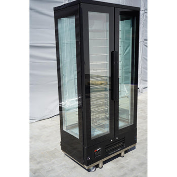 Chłodziarka do wina Panorama - 1 strefa klimatyczna - 120 litrów - maks. 104 butelki - Prime Gastro