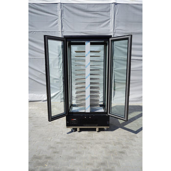 Chłodziarka do wina Panorama - 1 strefa klimatyczna - 120 litrów - maks. 104 butelki - Prime Gastro