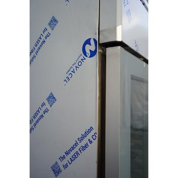 Dojrzewanie na sucho szafa do dojrzewania mięsa 0,68 m - z 1 szklanymi drzwiami - stal nierdzewna - Prime Gastro