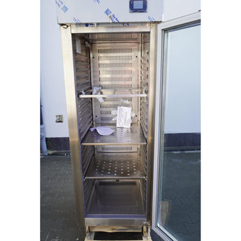 Dojrzewanie na sucho szafa do dojrzewania mięsa 0,68 m - z 1 szklanymi drzwiami - stal nierdzewna - Prime Gastro