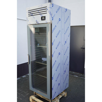 Dojrzewanie na sucho szafa do dojrzewania mięsa 0,68 m - z 1 szklanymi drzwiami - stal nierdzewna - Prime Gastro