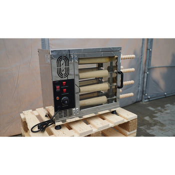 Maszyna do kołaczy węgierskich - 3,5kW - z 16 prostymi wałkami do pieczenia