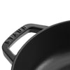 STAUB | BRAISERS – brytfanna z pokrywką z systemem skraplania pary – 240 mm – żeliwo – czarna