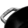 STAUB | PANS – patelnia z dwoma uchwytami – średnica 200 mm – żeliwo – kolor grafitowo-szary