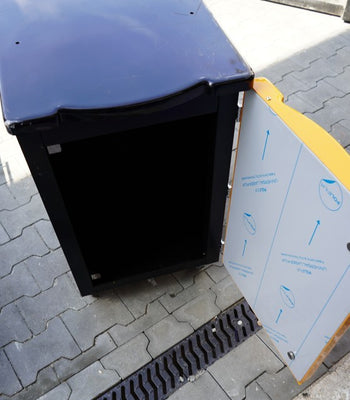 Stojak na wyciskarkę do pomarańczy - Pomarańczowy - Prime Gastro