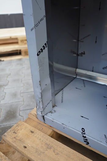 Szafka ścienna PREMIUM ze stali nierdzewnej - 1000x400 mm - z drzwiami przesuwnymi - 1000 mm wysokości - Prime Gastro