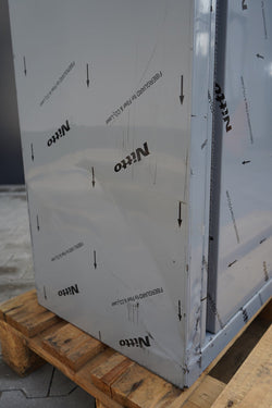 Szafka ścienna PREMIUM ze stali nierdzewnej - 1000x400 mm - z drzwiami przesuwnymi - 1000 mm wysokości