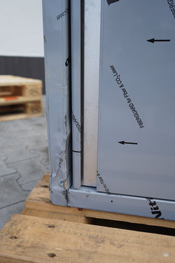 Szafka ścienna PREMIUM ze stali nierdzewnej - 1000x400 mm - z drzwiami przesuwnymi - 1000 mm wysokości